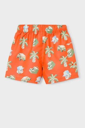 Mayoral Yazlık Erkek Şort Mayo Turuncu - Thumbnail