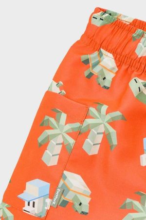 Mayoral Yazlık Erkek Şort Mayo Turuncu - Thumbnail