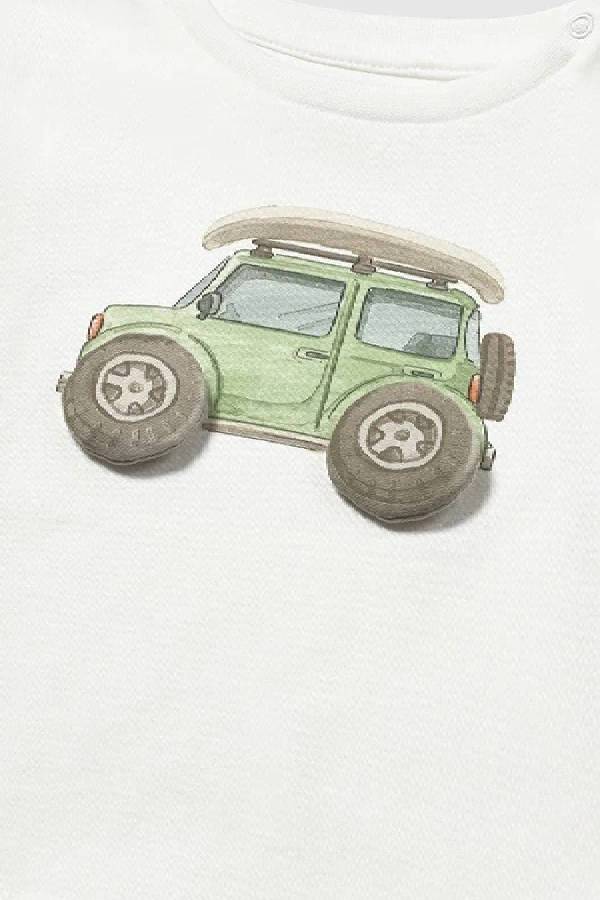 Mayoral Yazlık Erkek T-shirt Ekru