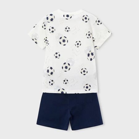 Mayoral Yazlık Erkek T-shirt Şort İkili Set Lacivert - Thumbnail