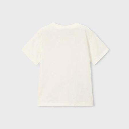 Mayoral Yazlık Erkek Timsah Desenli Kısa Kol T-shirt Ekru - Thumbnail