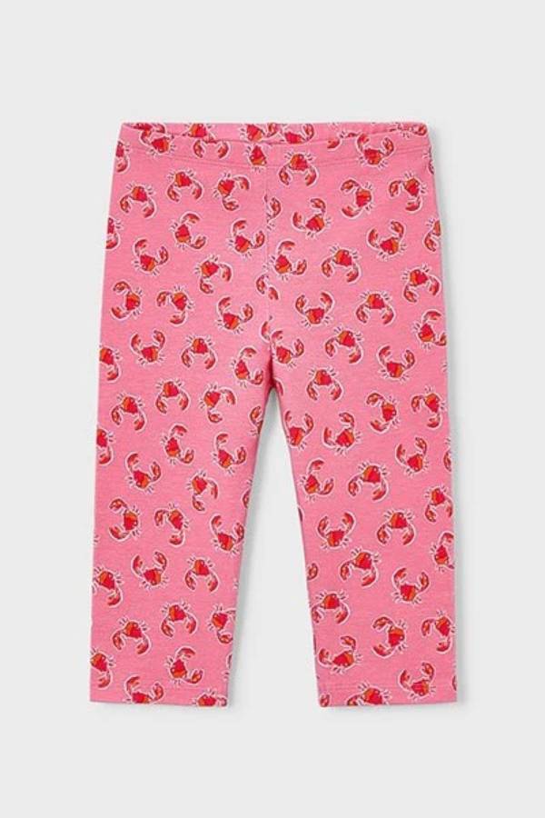 Mayoral Yazlık Kız Baskılı Tayt Pembe