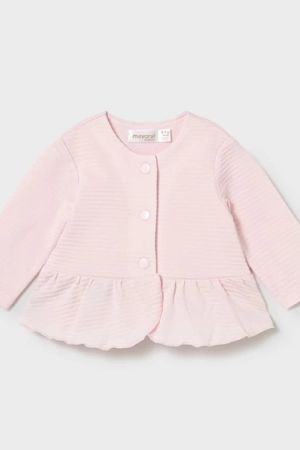 Mayoral Yazlık Kız Bebek Bluz Tayt Ceket 3'lü Set Pembe - Thumbnail