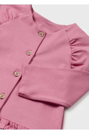 Mayoral Yazlık Kız Bebek Bluz Tayt Ceket Set Pembe - Thumbnail