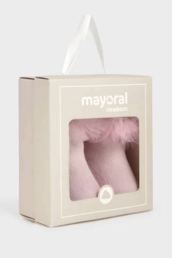 Mayoral Yazlık Kız Bebek Çorap Saç Bandı Set Pembe