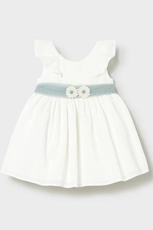 Mayoral Yazlık Kız Bebek Elbise Ekru - Thumbnail