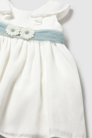 Mayoral Yazlık Kız Bebek Elbise Ekru - Thumbnail
