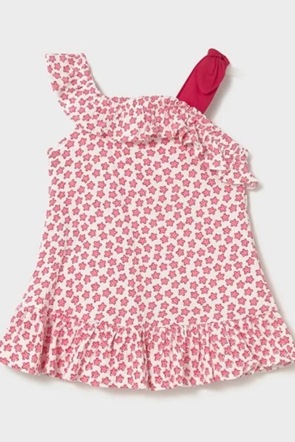 Mayoral Yazlık Kız Bebek Elbise Kırmızı