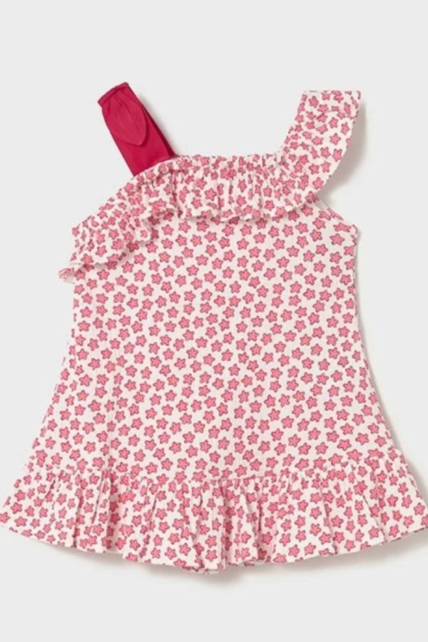 Mayoral Yazlık Kız Bebek Elbise Kırmızı