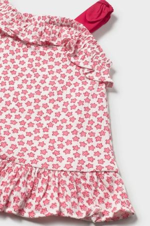 Mayoral Yazlık Kız Bebek Elbise Kırmızı - Thumbnail