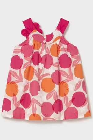 Mayoral Yazlık Kız Bebek Elbise Koyu Pembe - Thumbnail