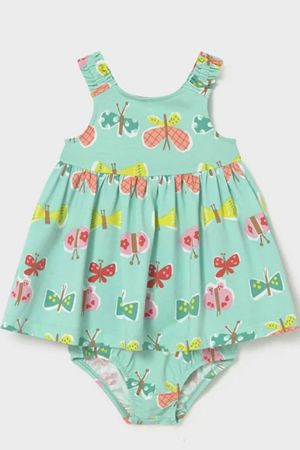 Mayoral - Mayoral Yazlık Kız Bebek Elbise Mavi