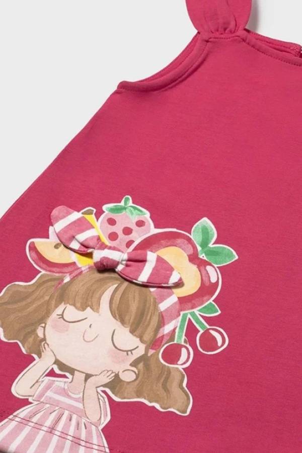 Mayoral Yazlık Kız Bebek Elbise Pembe