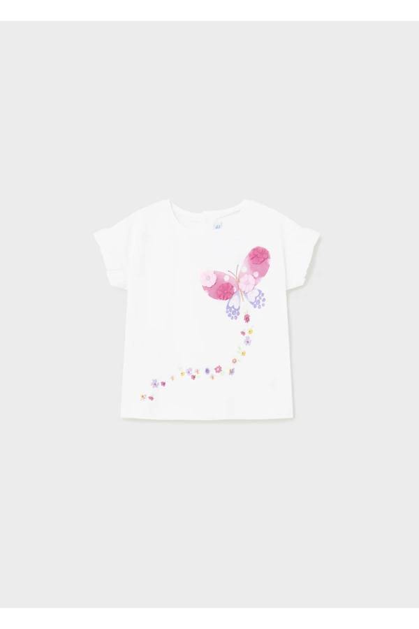 Mayoral Yazlık Kız Bebek Kısa Kol T-shirt