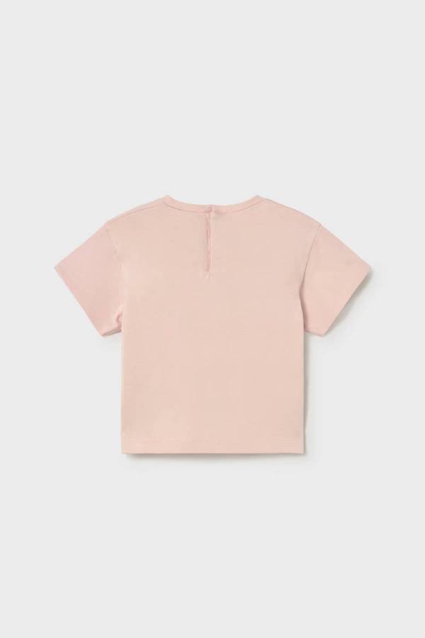 Mayoral Yazlık Kız Bebek Kısa Kol T-shrit Pembe