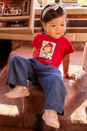 Mayoral - Mayoral Yazlık Kız Bebek Pantolon Lacivert