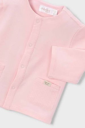 Mayoral Yazlık Kız Bebek Penye Ceket Pembe - Thumbnail