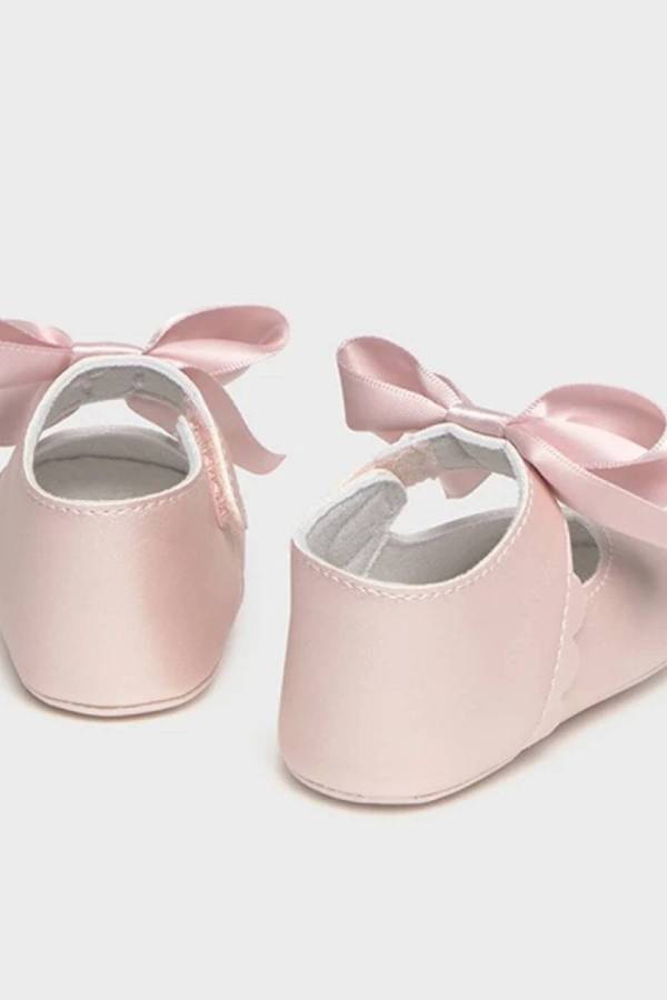 Mayoral Yazlık Kız Bebek Seramoni Patik Pembe