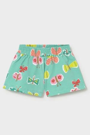 Mayoral - Mayoral Yazlık Kız Bebek Şort Turkuaz