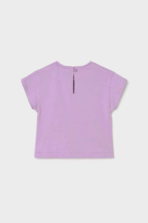 Mayoral Yazlık Kız Bebek T-shrit Lila