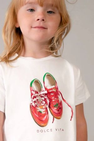 Mayoral Yazlık Kız Bluz Kısa Tayt 2'li Set Turuncu - Thumbnail