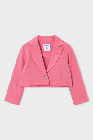 Mayoral Yazlık Kız Çocuk Blazer Ceket Pembe - Thumbnail