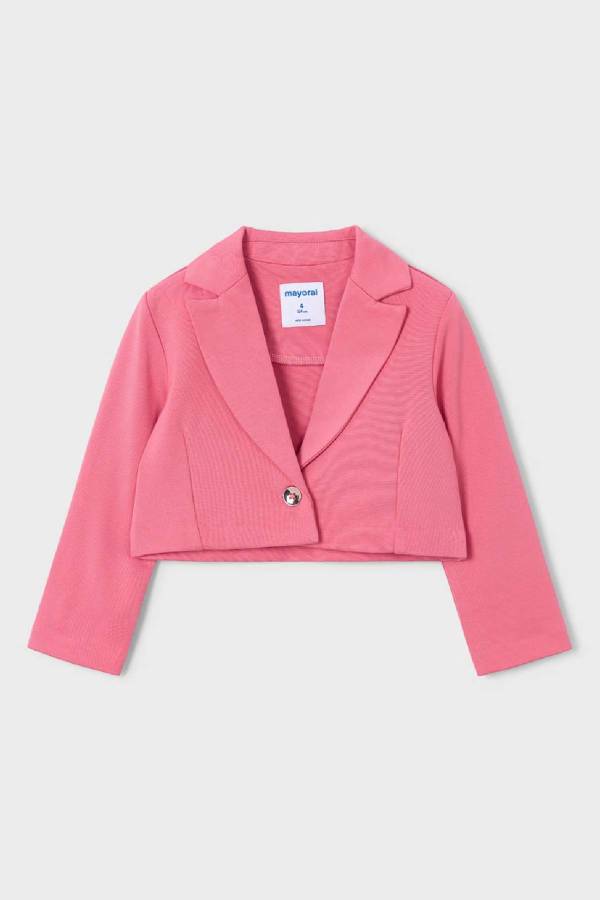 Mayoral Yazlık Kız Çocuk Blazer Ceket Pembe