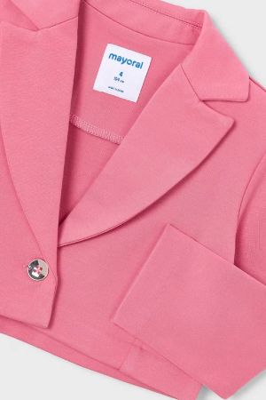 Mayoral Yazlık Kız Çocuk Blazer Ceket Pembe - Thumbnail