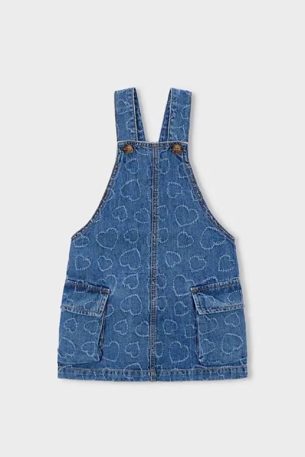Mayoral Yazlık Kız Çocuk Denim Kot Elbise