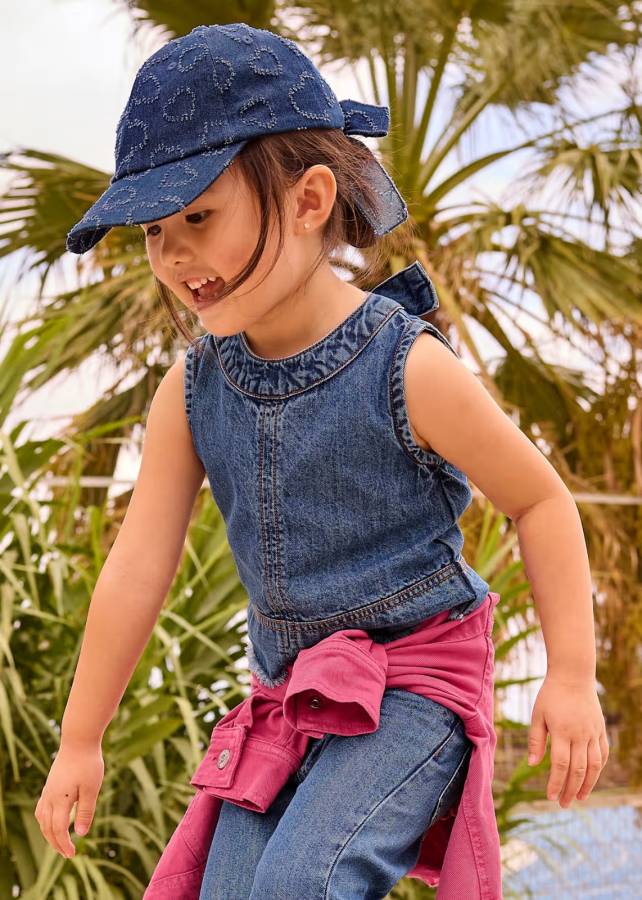 Mayoral Yazlık Kız Çocuk Kot Crop
