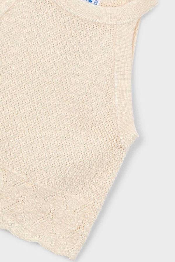 Mayoral Yazlık Kız Çocuk Triko Örme Crop