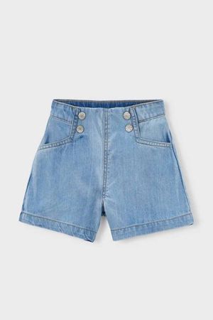 Mayoral - Mayoral Yazlık Kız Denim Şort Mavi