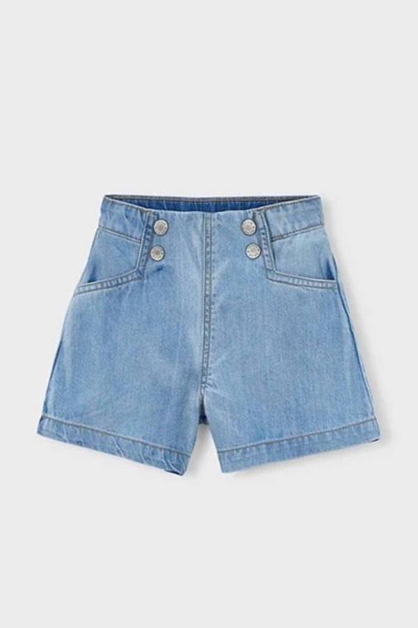 Mayoral Yazlık Kız Denim Şort Mavi