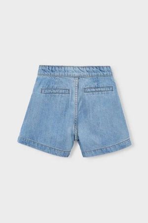 Mayoral Yazlık Kız Denim Şort Mavi - Thumbnail