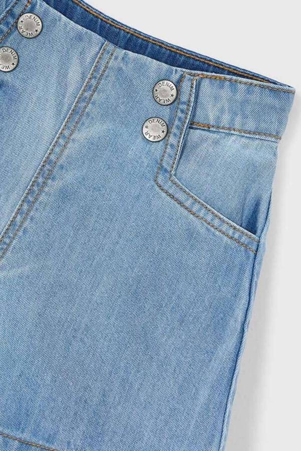 Mayoral Yazlık Kız Denim Şort Mavi