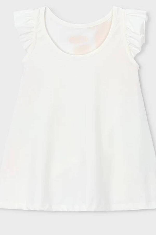 Mayoral Yazlık Kız Elbise Ekru