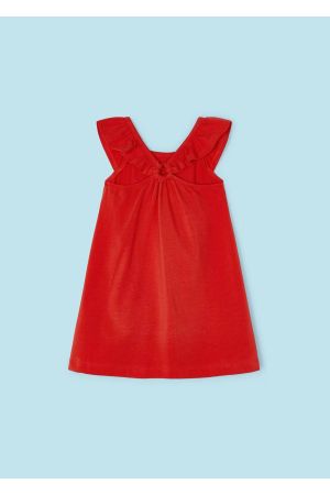 Mayoral Yazlık Kız Elbise Kırmızı - Thumbnail
