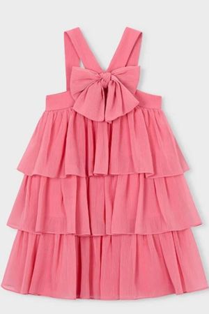 Mayoral Yazlık Kız Elbise Pembe - Thumbnail