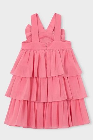Mayoral Yazlık Kız Elbise Pembe - Thumbnail