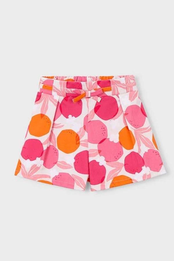 Mayoral Yazlık Kız Şort Etek Turuncu