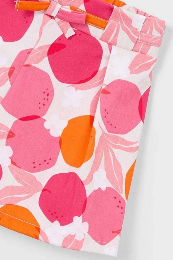 Mayoral Yazlık Kız Şort Etek Turuncu