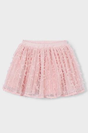 Mayoral - Mayoral Yazlık Kız Tül Etek Pembe