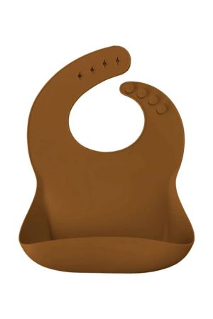 OİOİ - Oioi Basic Silikon Mama Önlüğü Woody Brown OİOİ - Oioi Basic Silikon Mama Önlüğü Woody Brown