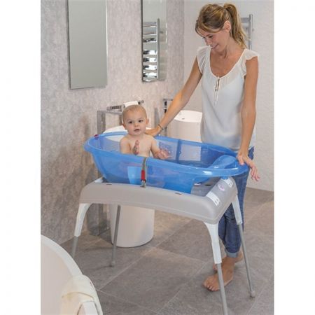 OkBaby Onda Banyo Küveti & Küvet Taşıyıcı Gri / Banyo Güvenlik Seti Hediye - Thumbnail