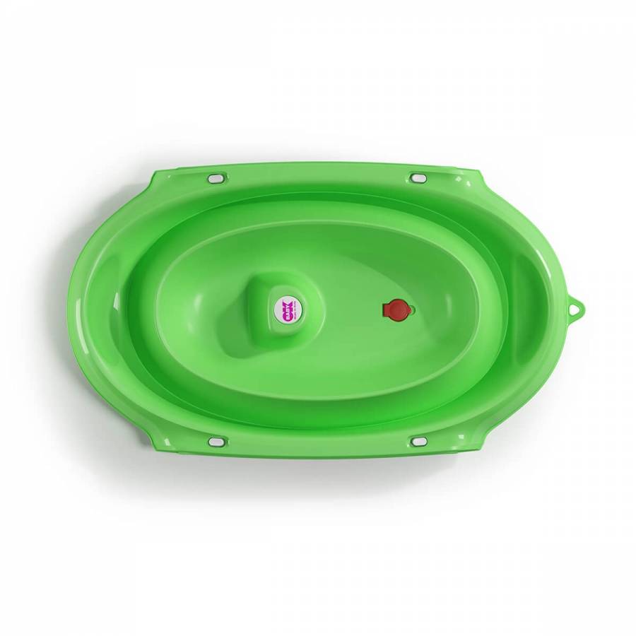 Okbaby Onda Slim Katlanır Bebek Küveti / Yeşil