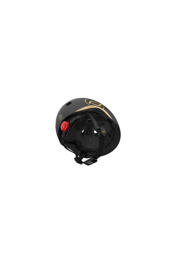Scoot and Ride Helmet Çocuk Kaskı S-M Black&Gold
