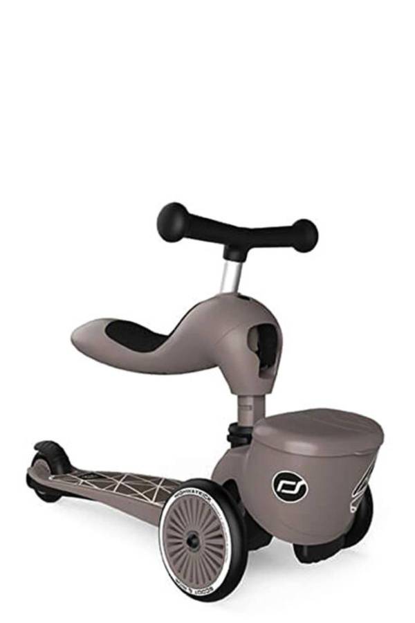 Scoot And Ride Highwaykick 1 Brown Lines Lifestyle Çocuk Oturaklı Scooter