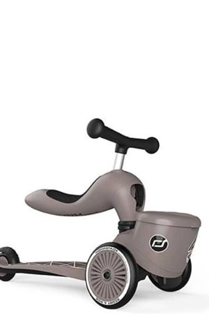 Scoot And Ride Highwaykick 1 Brown Lines Lifestyle Çocuk Oturaklı Scooter - Thumbnail