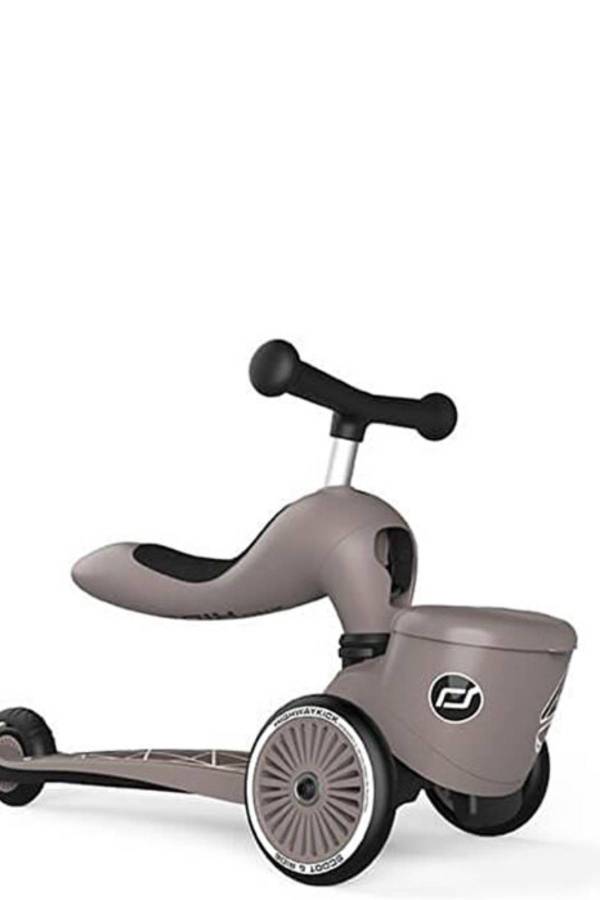 Scoot And Ride Highwaykick 1 Brown Lines Lifestyle Çocuk Oturaklı Scooter