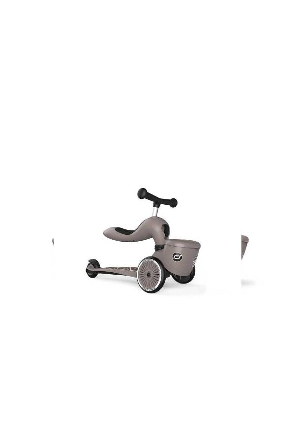 Scoot and Ride Highwaykick 1 Lifestyle Scooter - Brown Lines